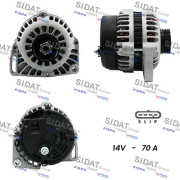 A12DR0198A2 SIDAT alternátor A12DR0198A2 SIDAT