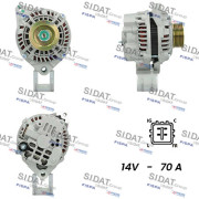 A12MH0210A2 SIDAT alternátor A12MH0210A2 SIDAT