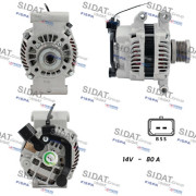 A12MH1205A2 SIDAT alternátor A12MH1205A2 SIDAT