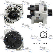 A12VA0038A2 SIDAT alternátor A12VA0038A2 SIDAT