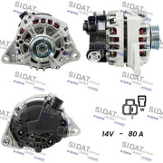 A12VA0367A2 SIDAT alternátor A12VA0367A2 SIDAT