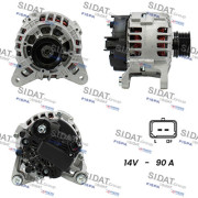 A12VA0425A2 SIDAT alternátor A12VA0425A2 SIDAT