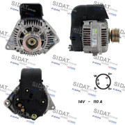 A12VA1241 SIDAT alternátor A12VA1241 SIDAT