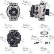 A24BH0016 SIDAT alternátor A24BH0016 SIDAT