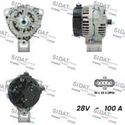 A24BH0042A2 SIDAT alternátor A24BH0042A2 SIDAT