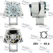 A24BH0116A2 SIDAT alternátor A24BH0116A2 SIDAT