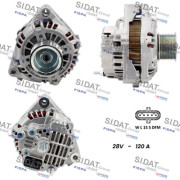 A24MH0057 SIDAT alternátor A24MH0057 SIDAT