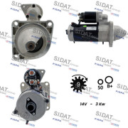 S12BH0857A2 Startér SIDAT