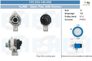 135.534.140.050 BV PSH alternátor 135.534.140.050 BV PSH