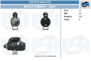 130.010.093.215 Startér OE Regulator BV PSH