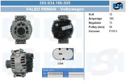 305.934.180.505 BV PSH alternátor 305.934.180.505 BV PSH