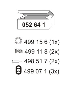 052641 Montazni sada, tlumic vyfuku ERNST