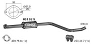 061025 Střední tlumič výfuku ERNST