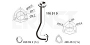 116510 Výfuková trubka ERNST