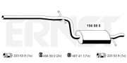 156080 Střední tlumič výfuku ERNST