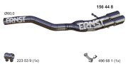 156448 Výfuková trubka ERNST