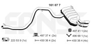 161077 Zadní tlumič výfuku ERNST
