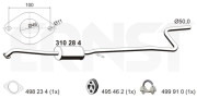310284 Střední tlumič výfuku ERNST