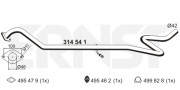 314541 Výfuková trubka ERNST