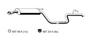 385022 Zadní tlumič výfuku ERNST