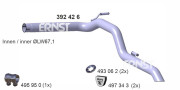 392426 Výfuková trubka ERNST