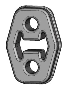 490207 Držák, výfukový systém ERNST