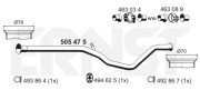 505475 Výfuková trubka ERNST