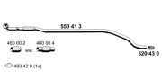 550413 ERNST výfukové potrubie 550413 ERNST