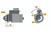 0 001 107 091 BOSCH żtartér 0 001 107 091 BOSCH