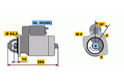 0 001 116 005 BOSCH żtartér 0 001 116 005 BOSCH