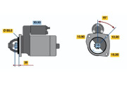 0 001 231 027 BOSCH żtartér 0 001 231 027 BOSCH