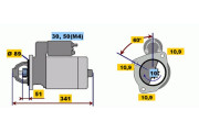 0 001 367 066 Startér BOSCH