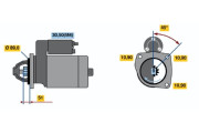 0 001 368 002 Startér BOSCH