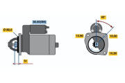 0 001 369 007 Startér BOSCH