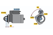 0 001 372 007 BOSCH żtartér 0 001 372 007 BOSCH