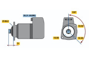 0 001 416 003 BOSCH żtartér 0 001 416 003 BOSCH