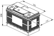 0 092 L40 340 startovací baterie SLI BOSCH