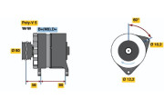 0 120 469 028 generátor BOSCH