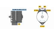 0 120 469 692 BOSCH alternátor 0 120 469 692 BOSCH