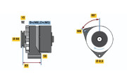 0 120 469 728 BOSCH alternátor 0 120 469 728 BOSCH