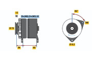 0 120 469 781 BOSCH alternátor 0 120 469 781 BOSCH