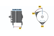 0 120 469 878 BOSCH alternátor 0 120 469 878 BOSCH