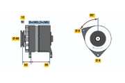 0 120 469 830 BOSCH alternátor 0 120 469 830 BOSCH