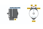 0 120 469 891 BOSCH alternátor 0 120 469 891 BOSCH