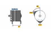 0 120 469 915 BOSCH alternátor 0 120 469 915 BOSCH