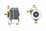 0 120 469 990 BOSCH alternátor 0 120 469 990 BOSCH