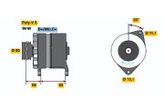 0 120 488 275 generátor BOSCH