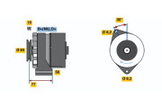 0 986 030 830 generátor BOSCH