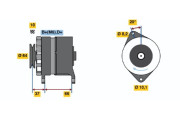 0 986 033 970 generátor BOSCH