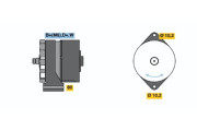 0 986 031 250 BOSCH alternátor 0 986 031 250 BOSCH